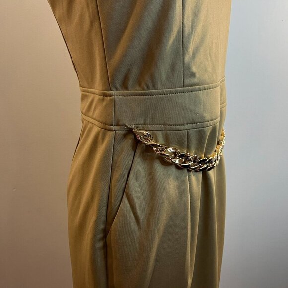 VERY J Women's Taupe Strapless Dress - Size Medium - NWT - Picture 3 of 5